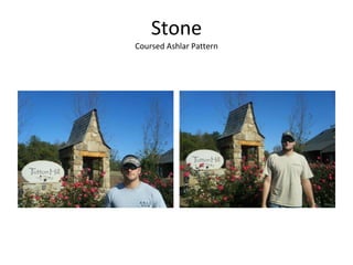 Stone Coursed Ashlar Pattern 