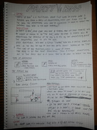 Game Notes Example Examples of Game Concepts | PDF