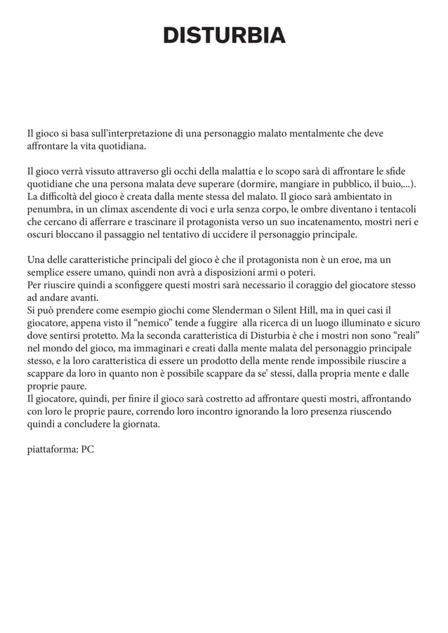 Examples of Game Concepts