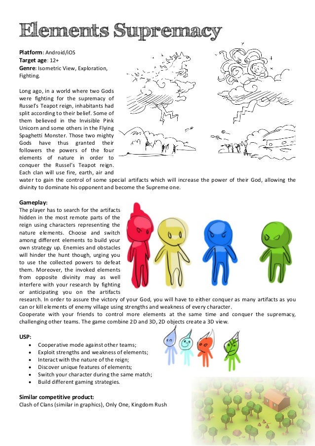 Examples of Game Concepts