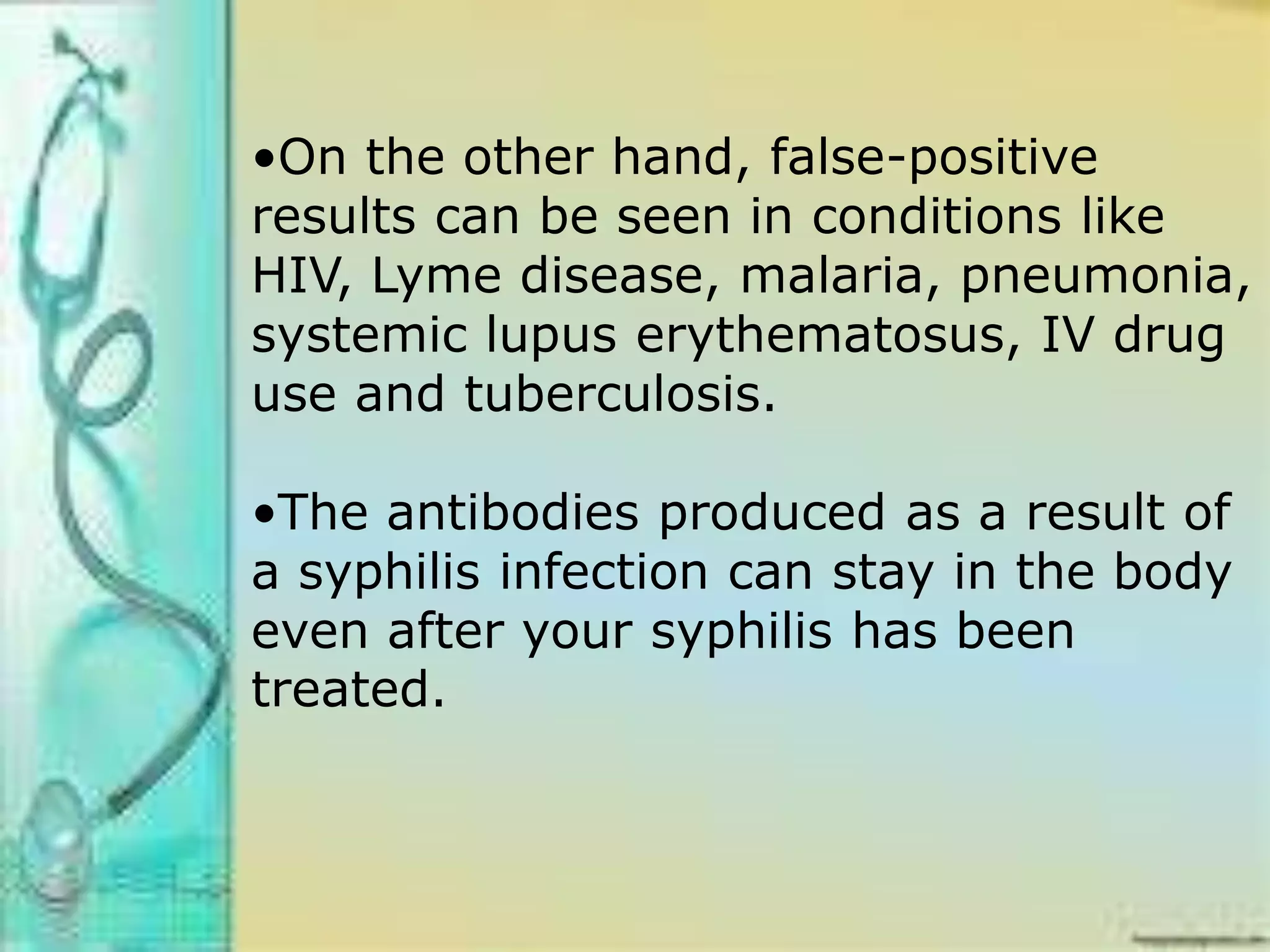 VDRL Test for Syphilis PPT