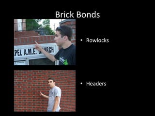 Brick BondsRowlocksHeaders