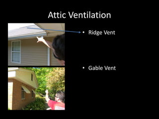 Attic VentilationRidge VentGable Vent