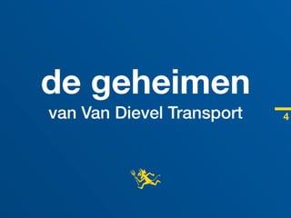 Van Dievel Transport - bedrijfspresentatie eco