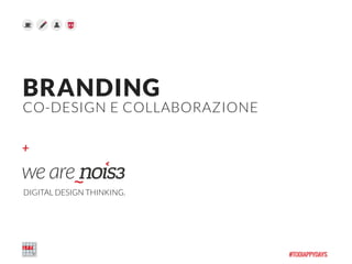 +
BRANDING 
CO-DESIGN E COLLABORAZIONE
DIGITAL DESIGN THINKING.
 