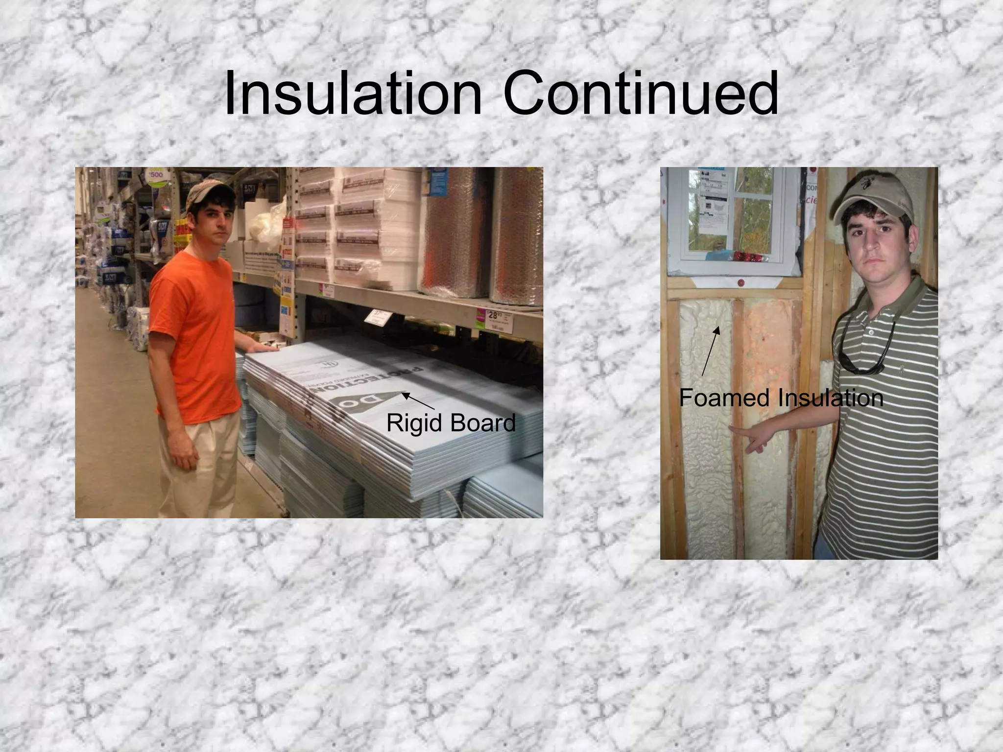 Insulation Continued Rigid Board Foamed Insulation 