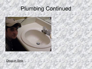 Plumbing Continued Drop-in Sink 