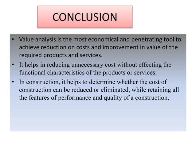 Value Engineering | PPTX | Civil Engineering Industry | Industries