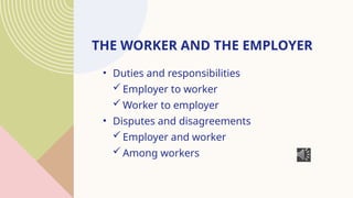 Values Education - CHAPTER 3 THE WORKPLACE | PPTX