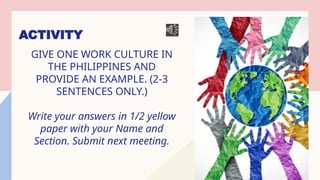 Values Education - CHAPTER 3 THE WORKPLACE | PPTX