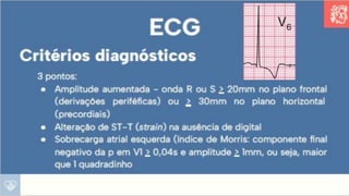 Apresentação sobre Sobrecarga de Ventrículo Esquerdo