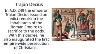 Imperial Decrees Rome VE 8 Lesson 4 Persecution of Christians.pptx