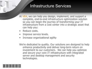 VEA  Services  Portfolio
