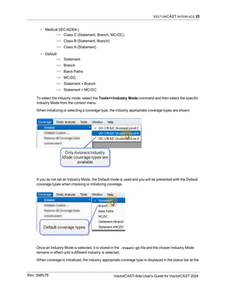 User guide of VectorCast 2024 ADA testing tool for safety critical ...