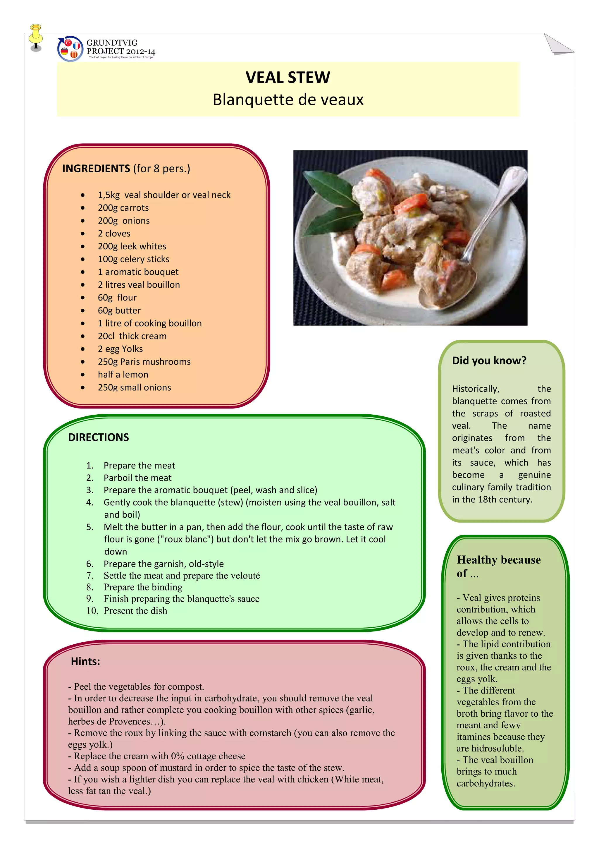 Veal stew gb | PDF