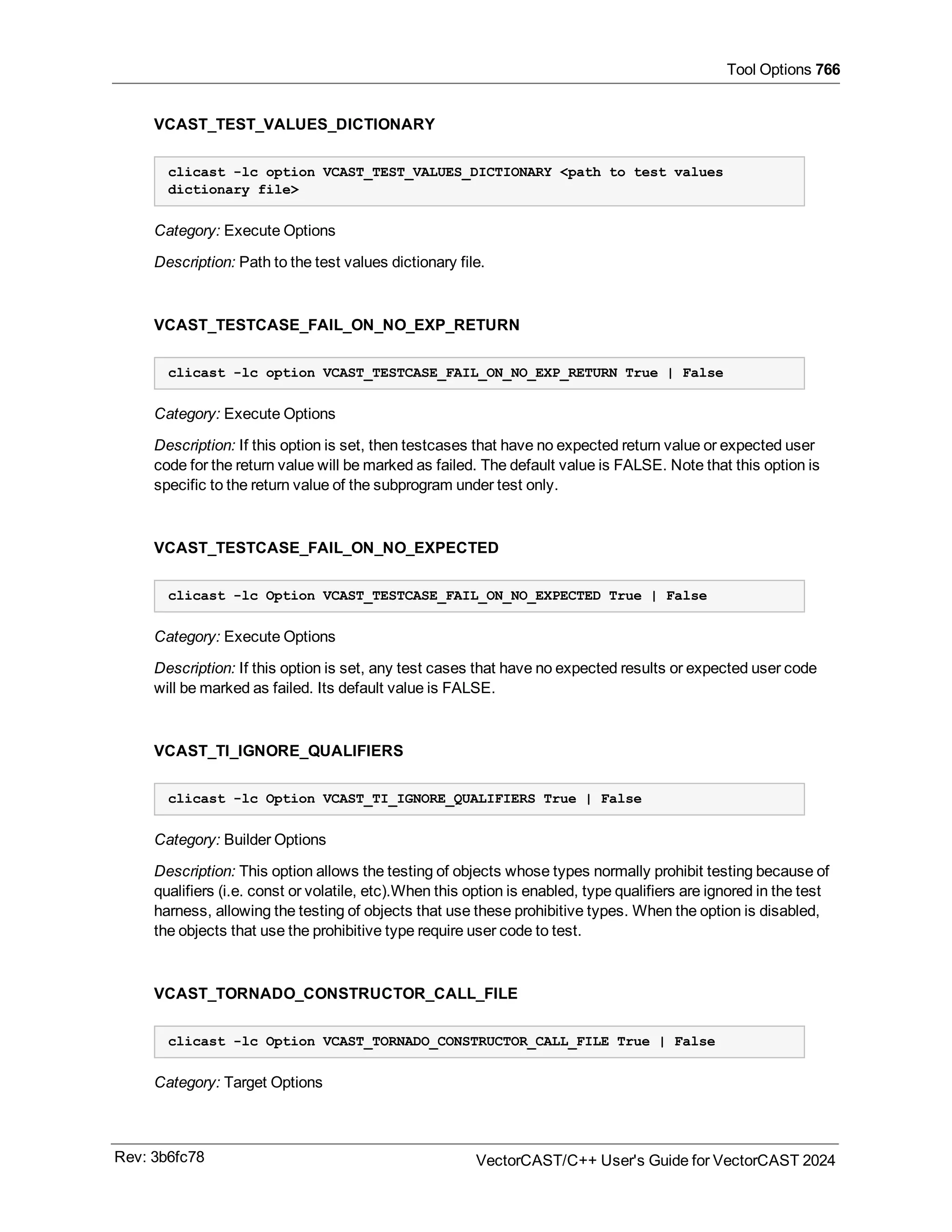 User guide of VectorCast 2024 C/C++ for safety critical applications