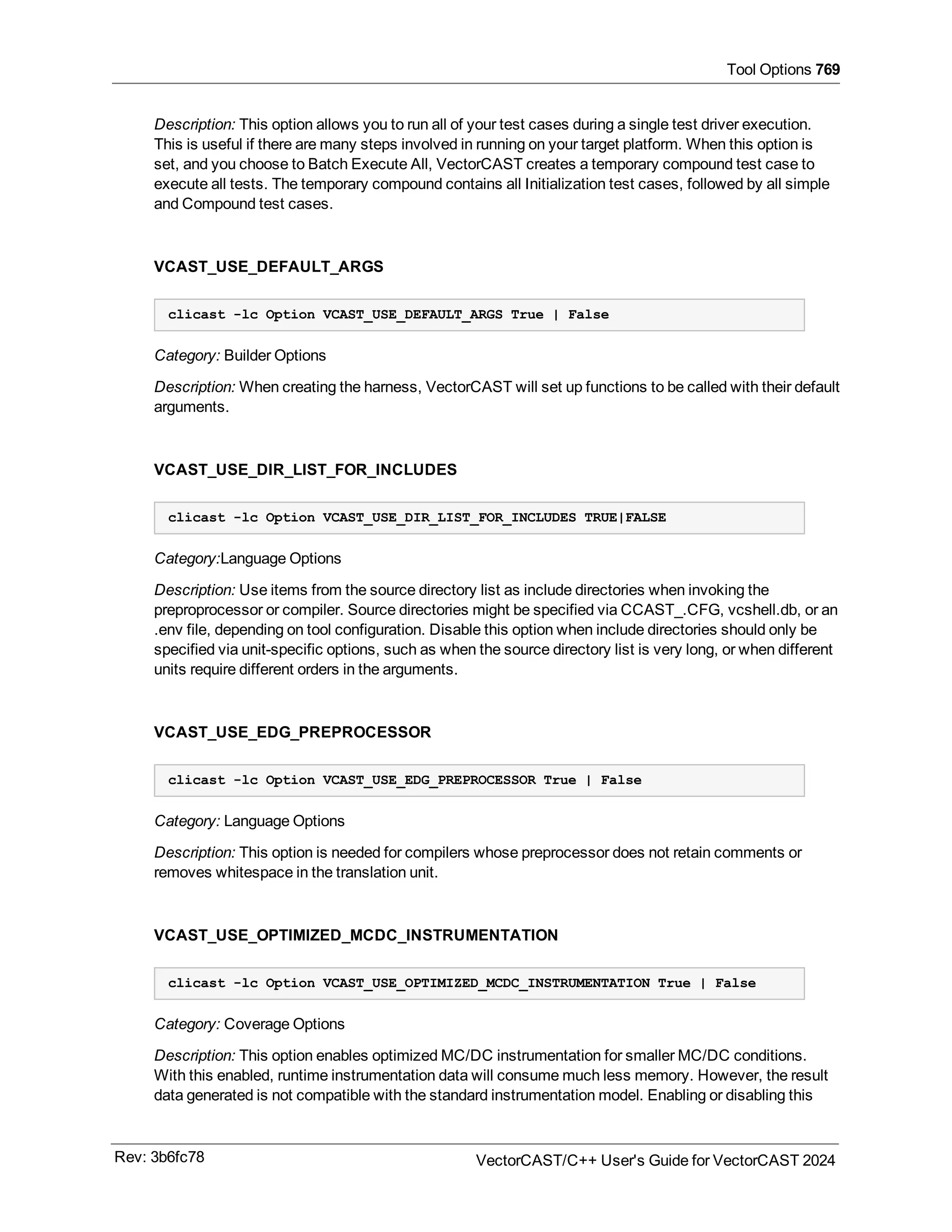 User guide of VectorCast 2024 C/C++ for safety critical applications