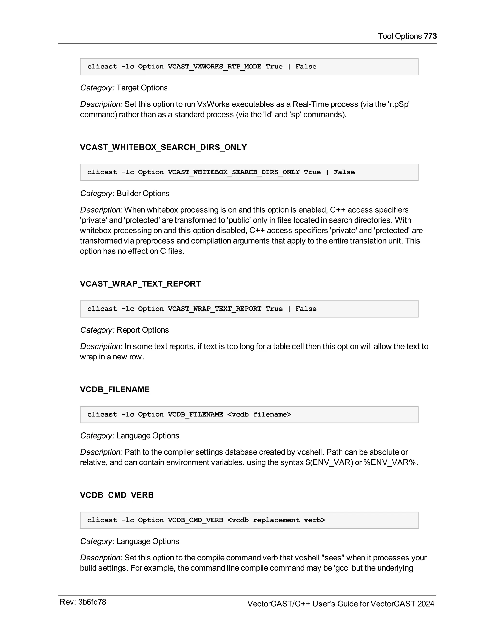 User guide of VectorCast 2024 C/C++ for safety critical applications