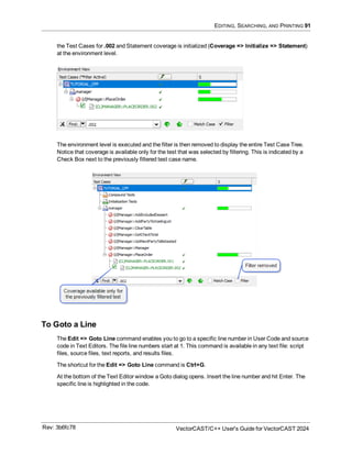 Code Coverage Vectorcast User guide of VectorCast 2024 C/C++ for safety critical applications | PDF