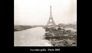 La seine gelée - Paris 1893
 