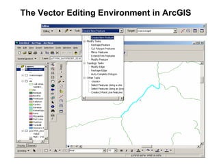 The Vector Editing Environment in ArcGIS
 
