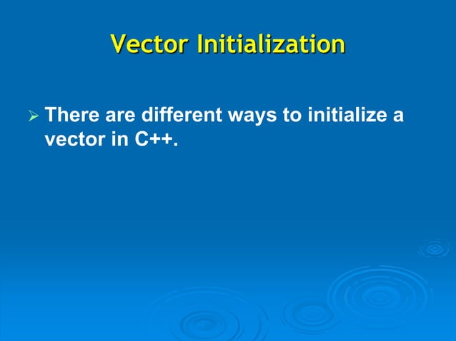 cpp programing language exercise Vector.ppt