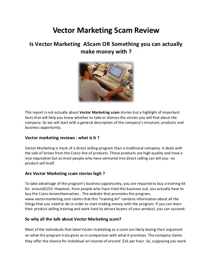 what is vector marketing