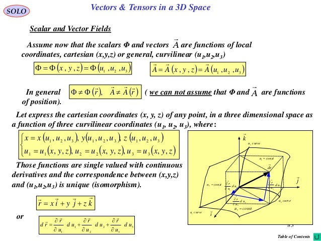Vector analysis