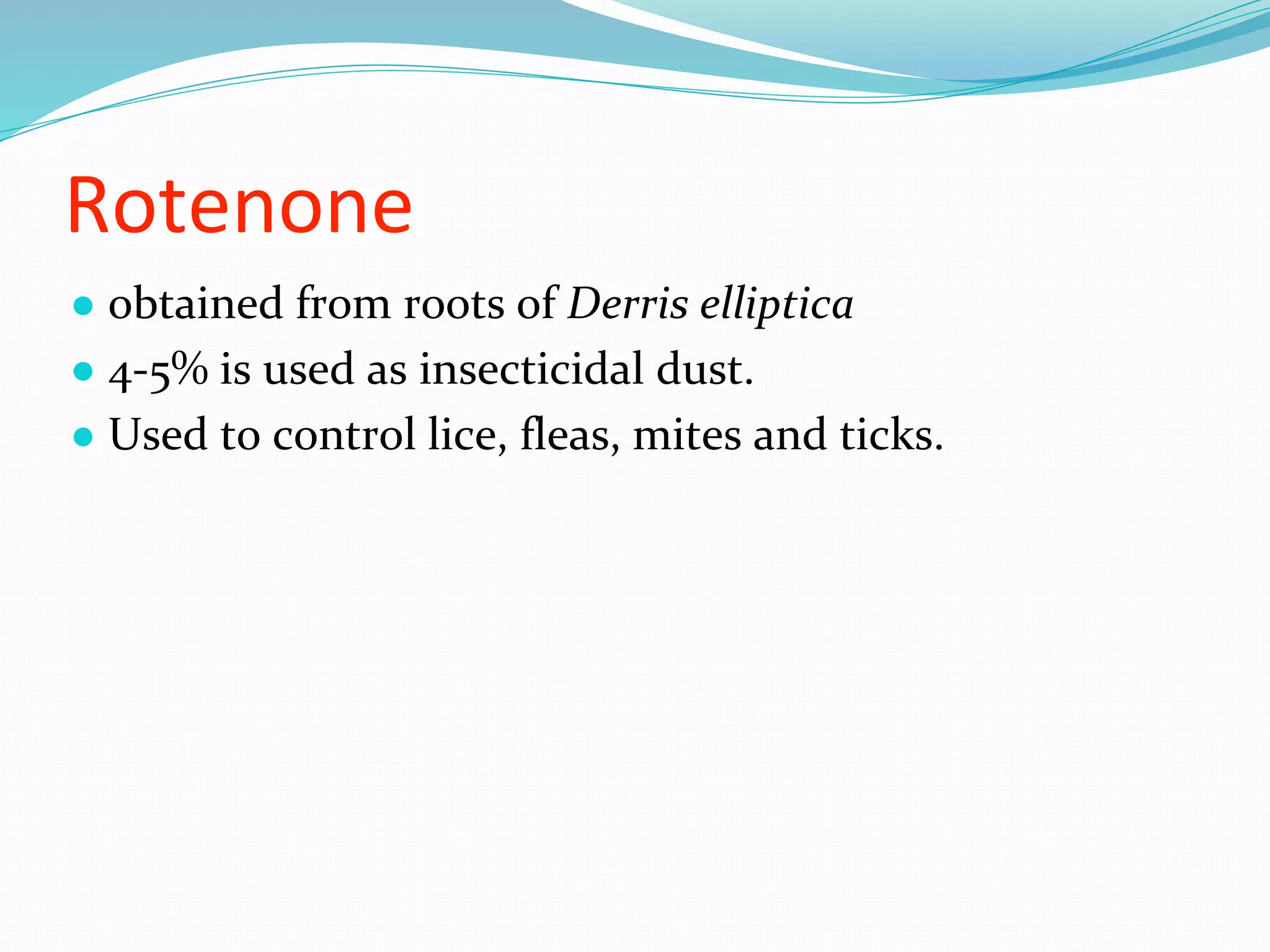 Vector and rodent control