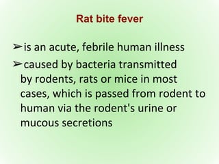 Vector and rodent control