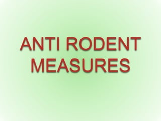 Vector and rodent control