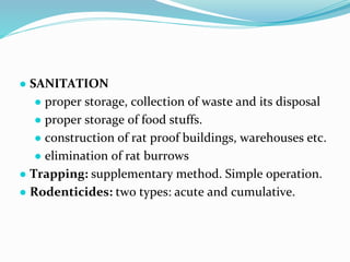 Vector and rodent control