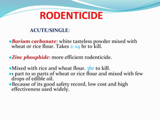 Vector and rodent control