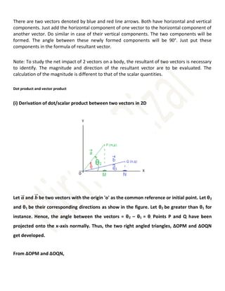 Vector and scalar | PDF
