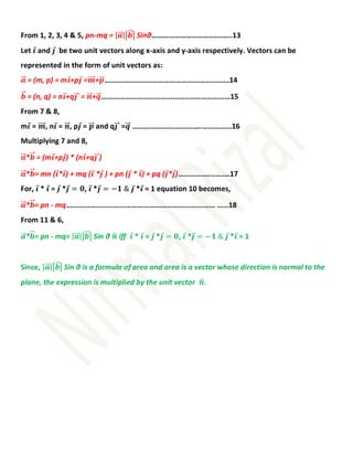 Vector and scalar | PDF