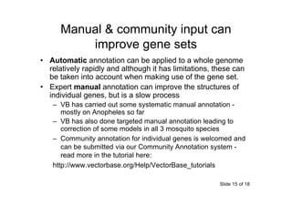 VectorBase gene sets