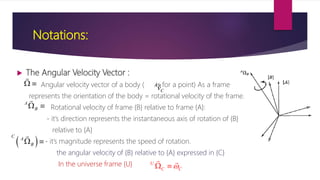 Vector calculus in Robotics Engineering | PPTX