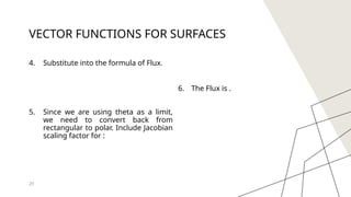 VECTOR CALCULUS FOR ADVANCED ENGINEERING MATHEMATICS | PPTX