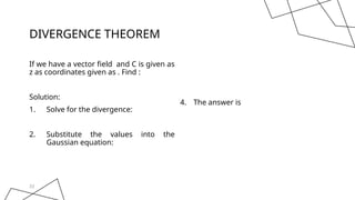 VECTOR CALCULUS FOR ADVANCED ENGINEERING MATHEMATICS | PPTX