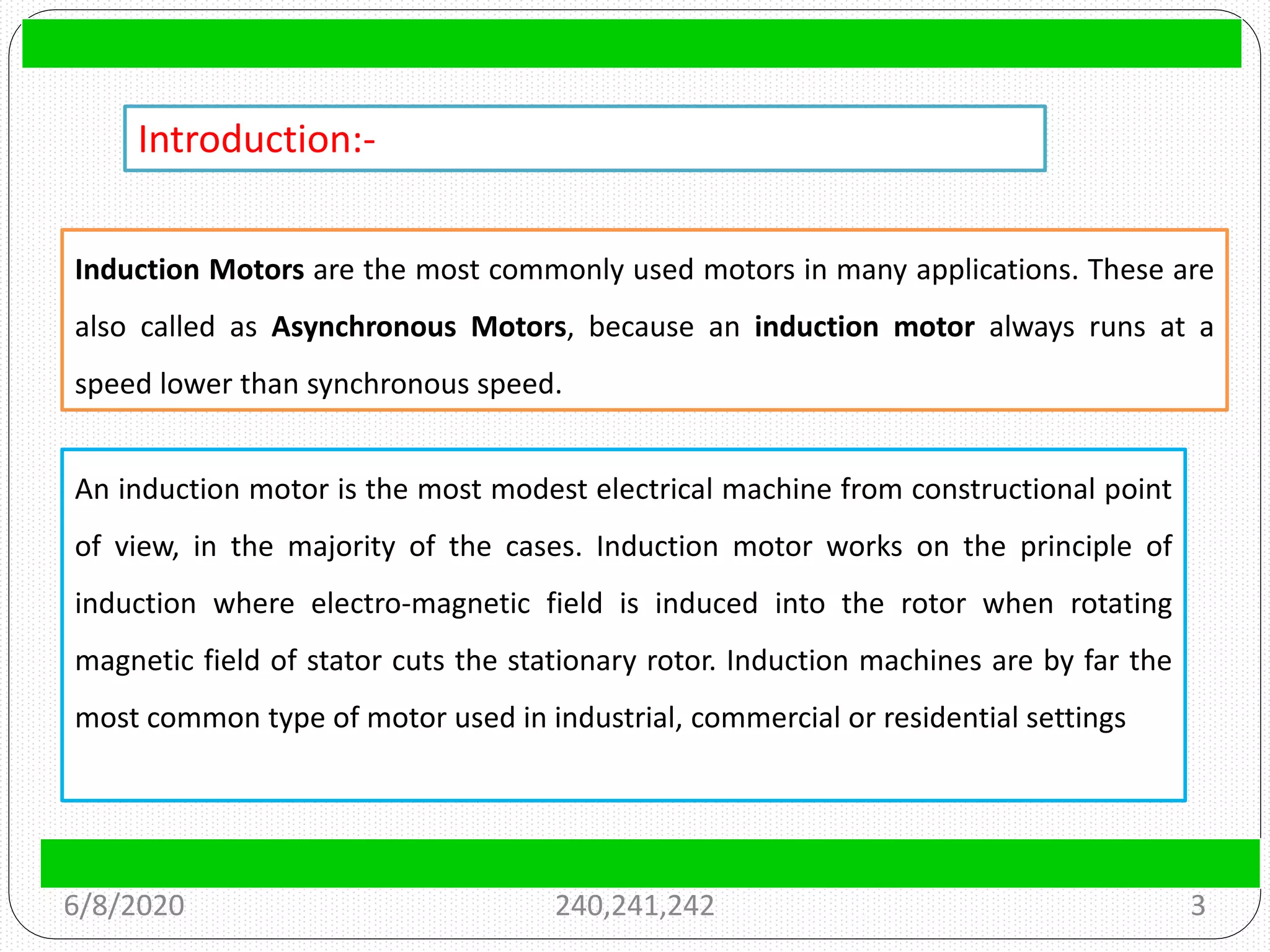 Vector Speed Control of Induction motor | PPTX