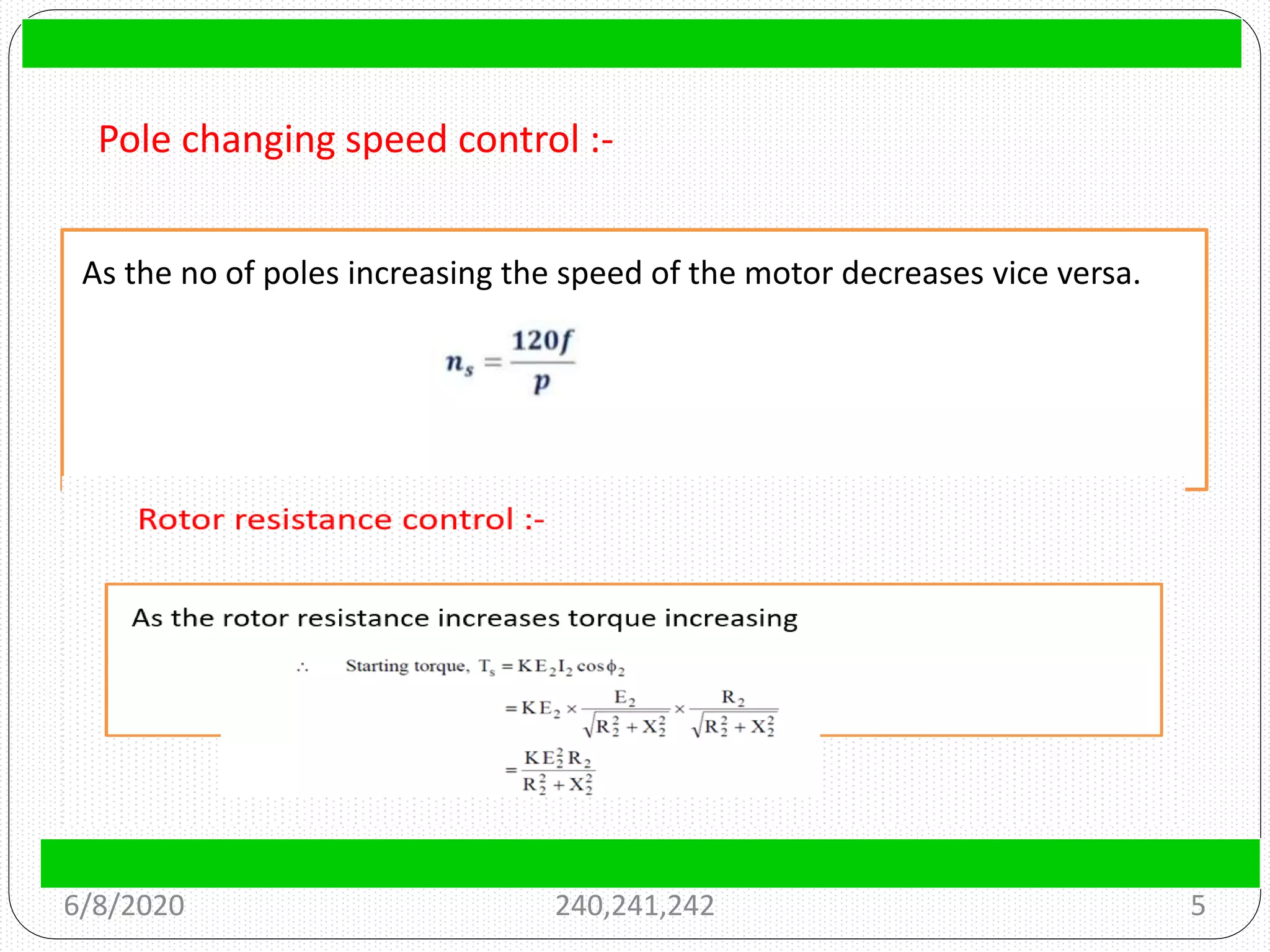 Vector Speed Control of Induction motor | PPTX