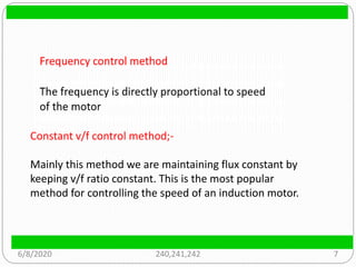 Vector Speed Control of Induction motor | PPTX