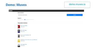 Demo: Muves demo.muves.io
 