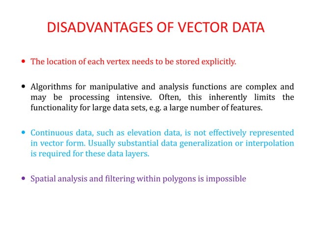 Vector data model | PPTX