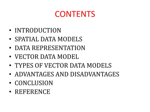 Vector data model | PPTX