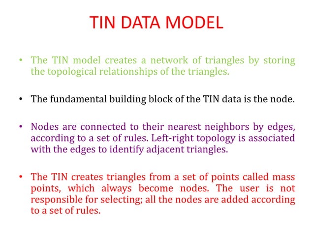 Vector data model