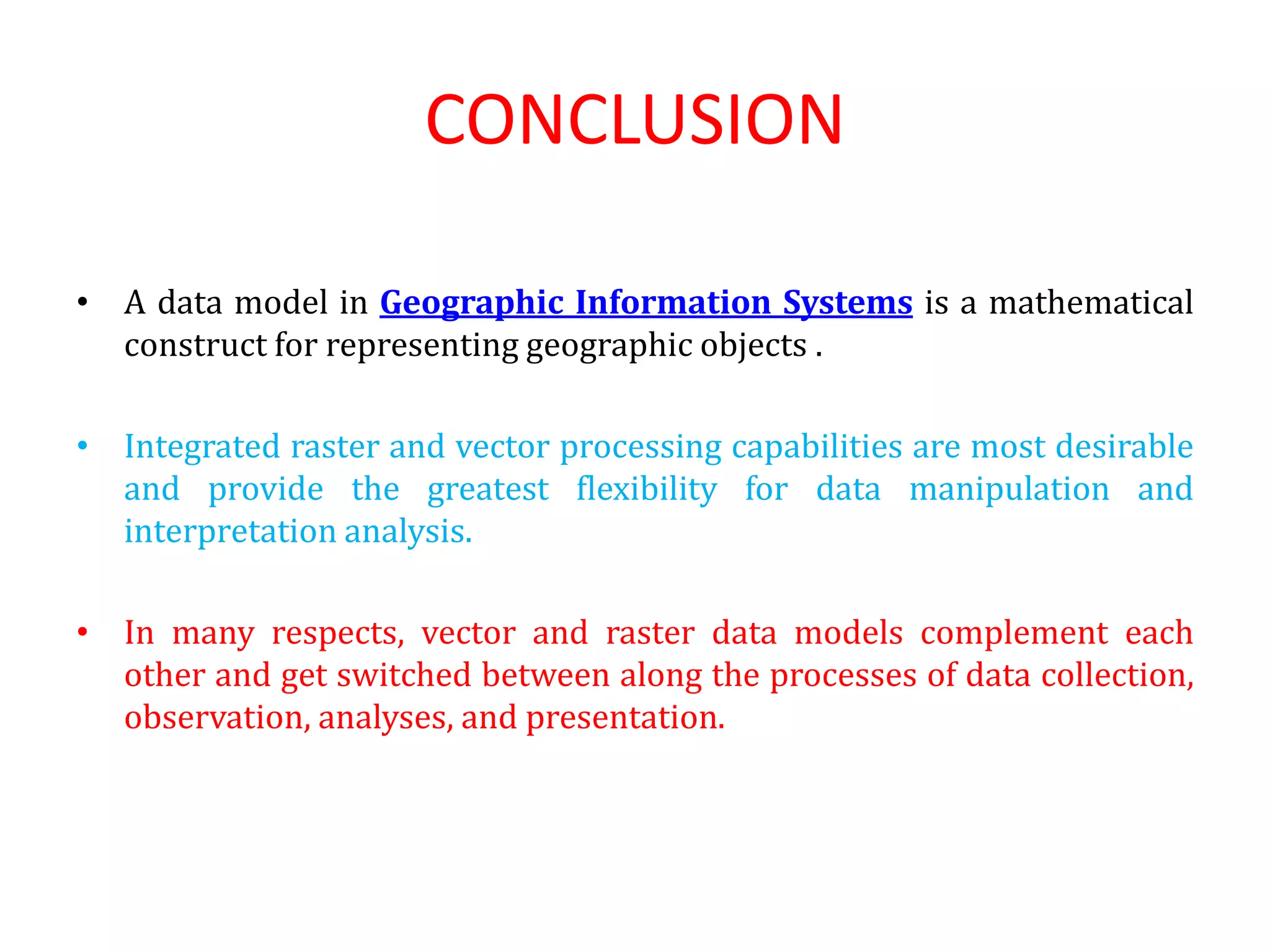 Vector data model | PPTX