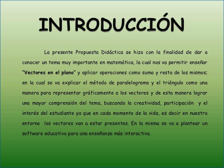 Vectores