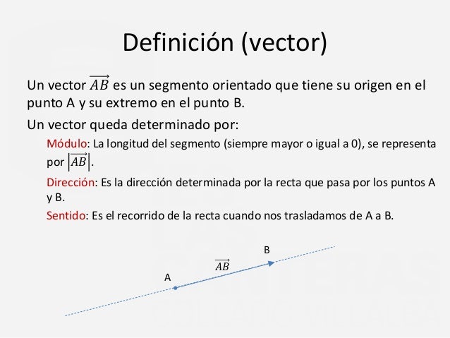 Vectores