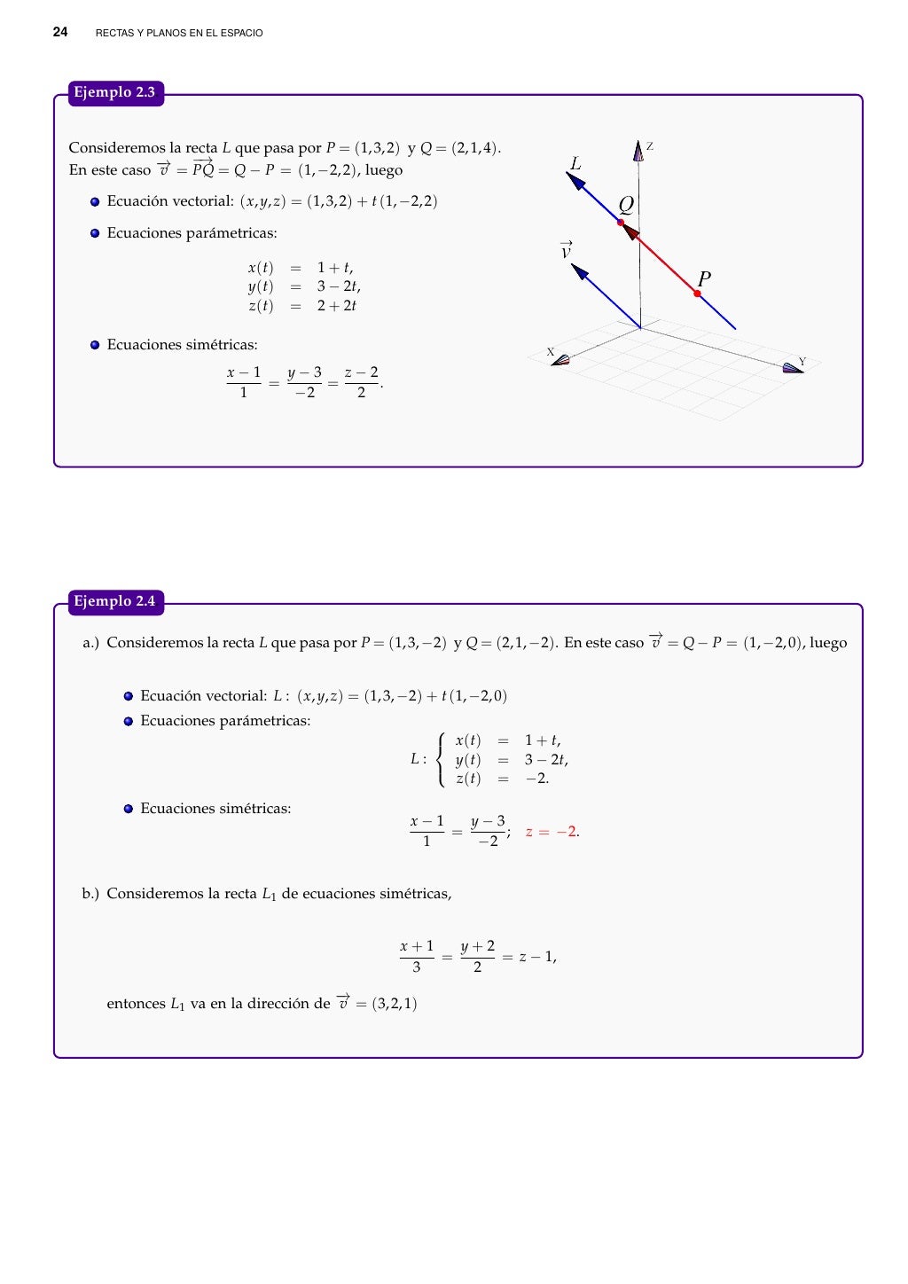 Vectores r2 y r3